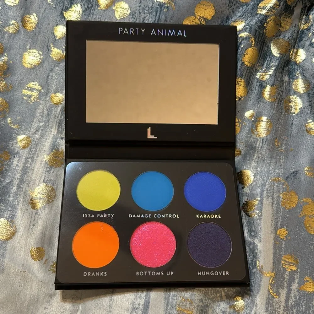 Laura Lee‎ party animal colorful mini eyeshadow palette beauty makeup